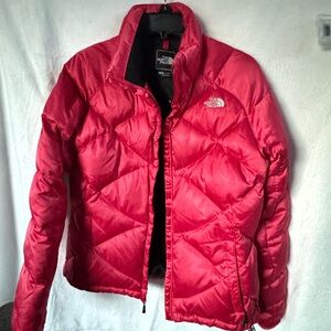 The North Face Women's Vibrant Red /Pink Puffer Jacket